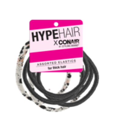 8PC XL Thick Hair Hosiery Elastic
