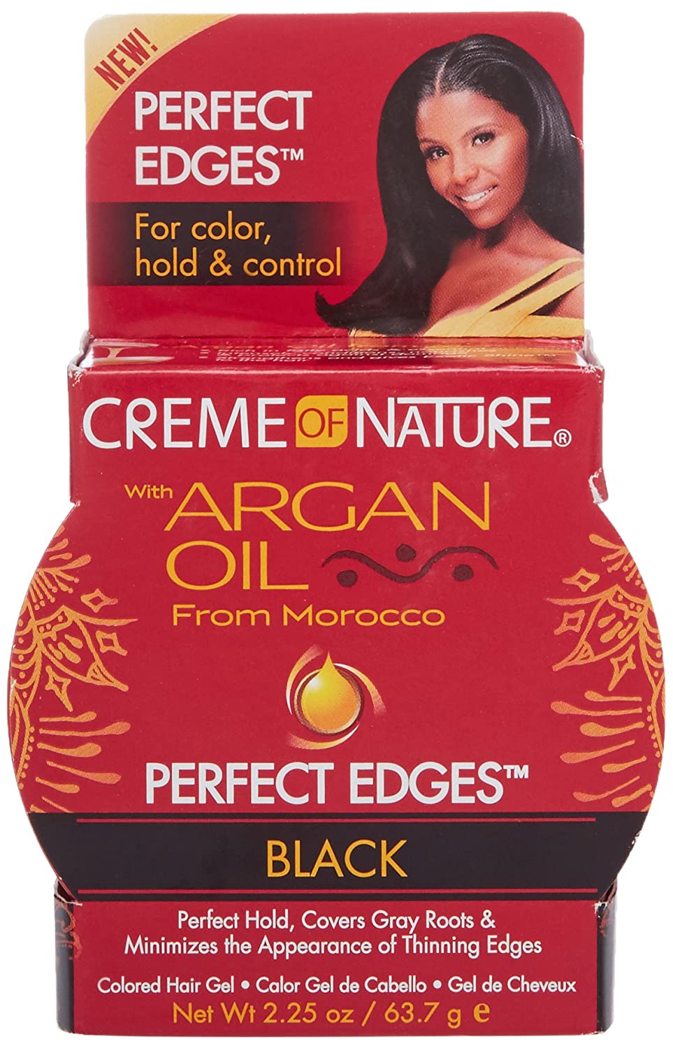 Creme of Nature Argan Oil Perfect Edges Black
