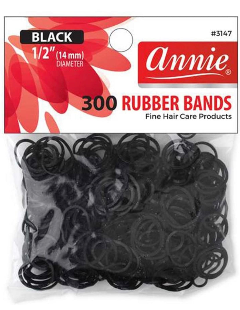 300 Black Rubber Band Pack