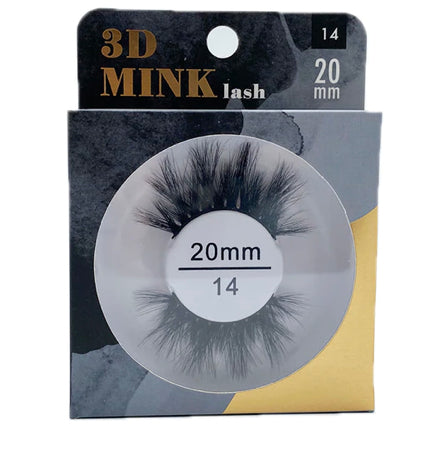 MIZ LASH 3D Mink Eyelashes 20MM #14